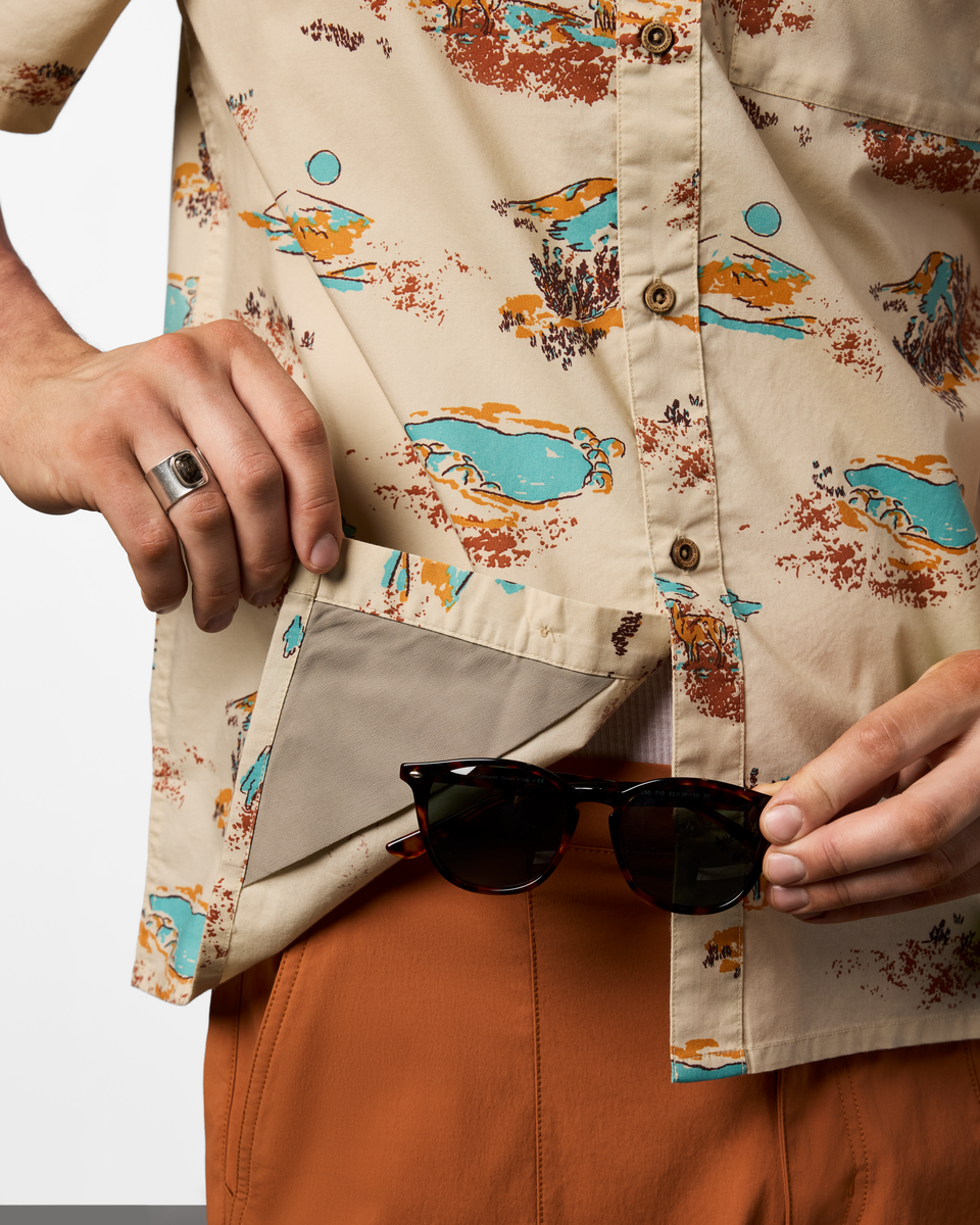 Estival Button Up Shirt Print Men's - Image 5