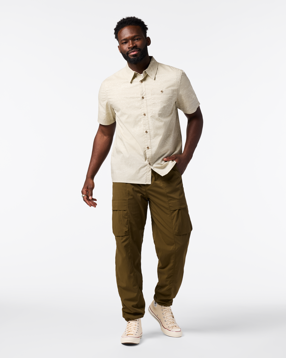 Estival Button Up Shirt Print Men's - Image 11