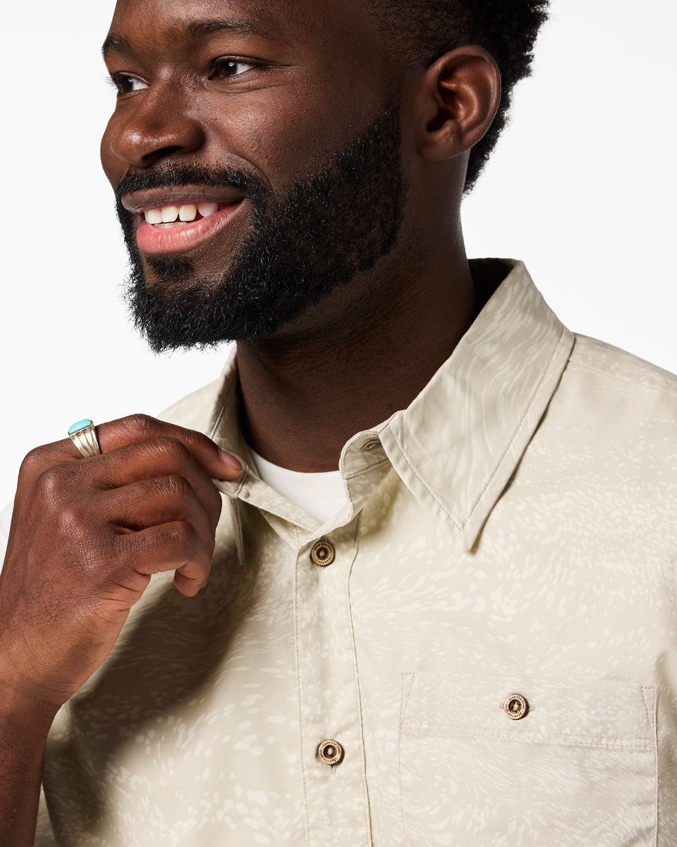 Estival Button Up Shirt Print Men's - Image 13