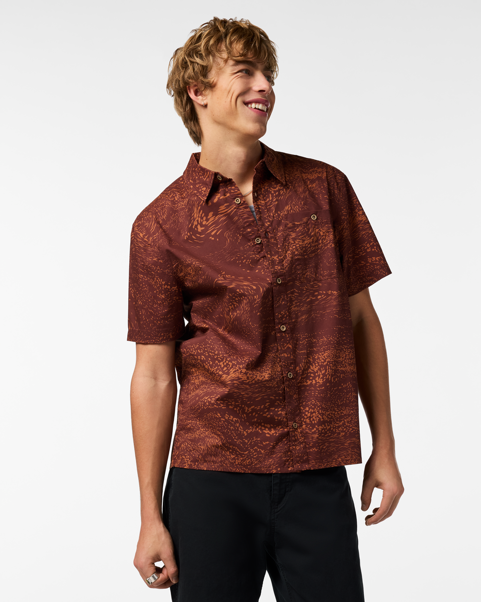 Estival Button Up Shirt Print Men's - Image 17