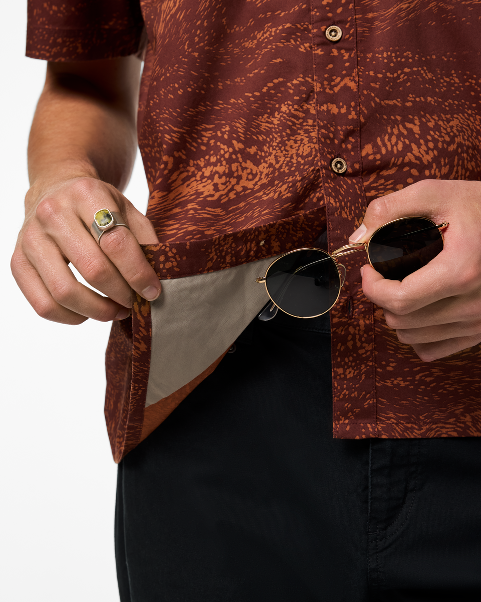 Estival Button Up Shirt Print Men's - Image 21