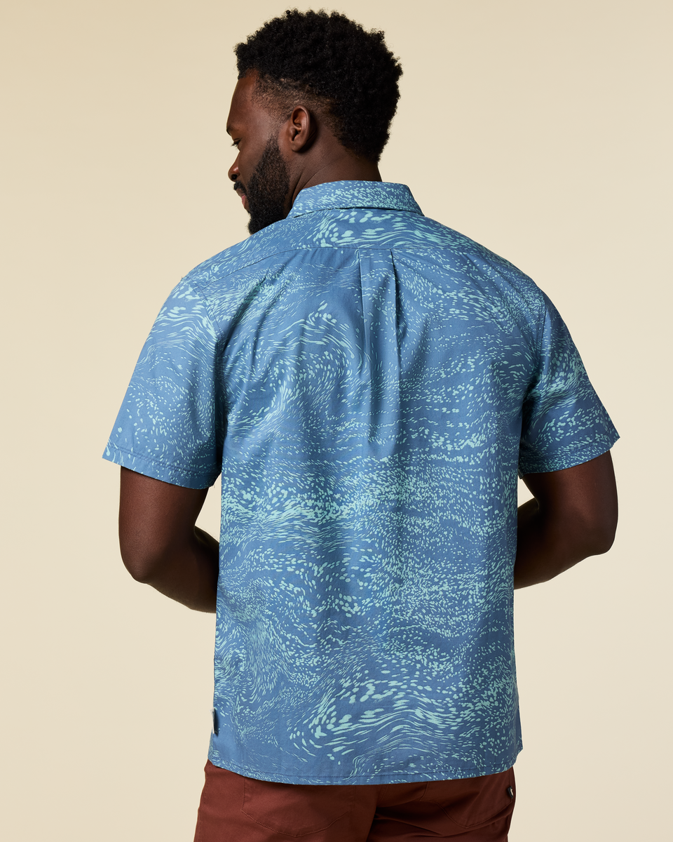 Estival Button Up Shirt Print Men's - Image 25