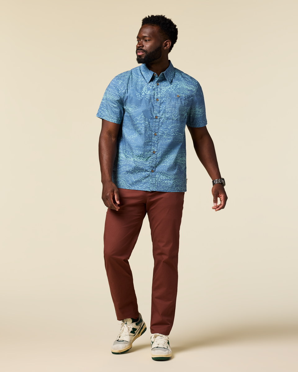 Estival Button Up Shirt Print Men's - Image 24