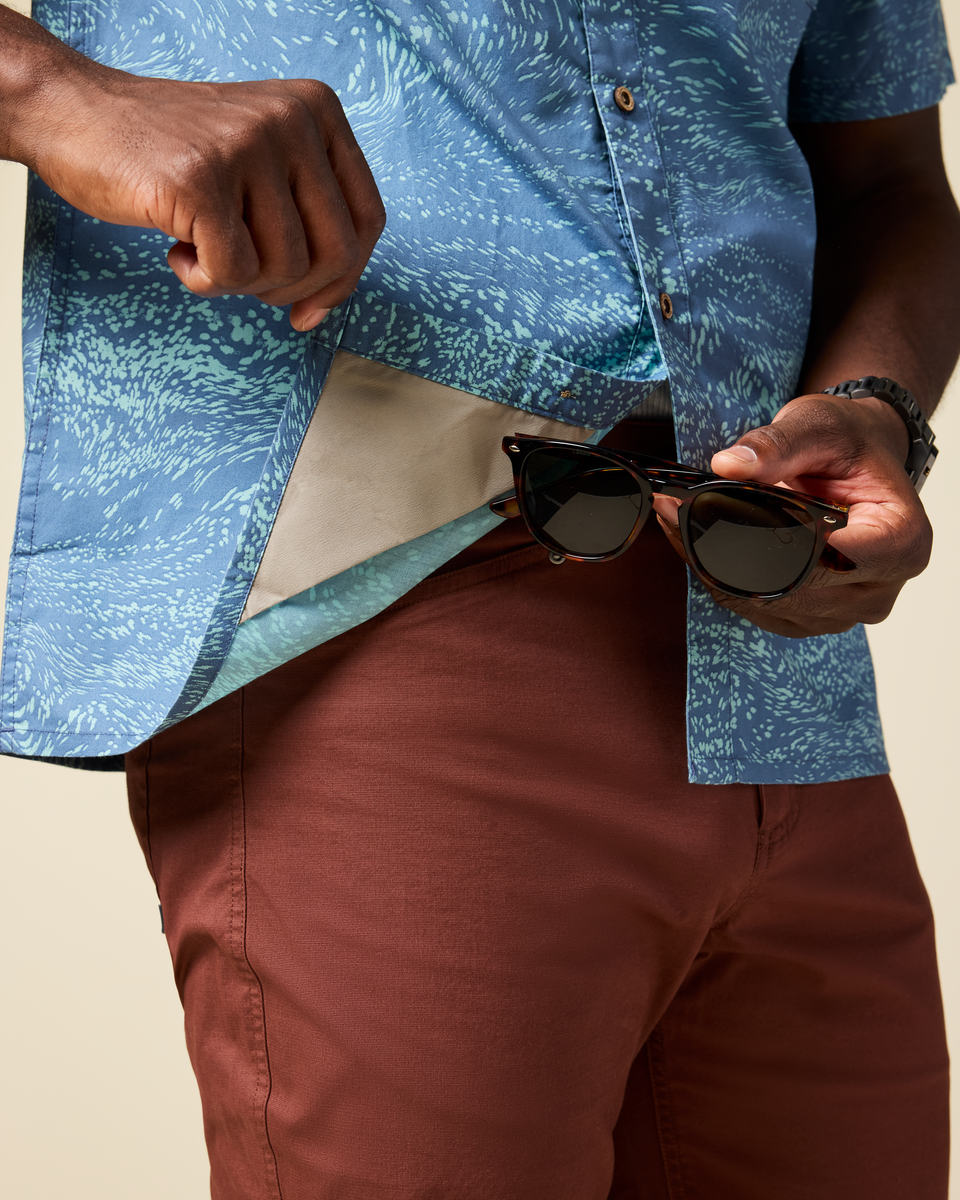 Estival Button Up Shirt Print Men's - Image 27