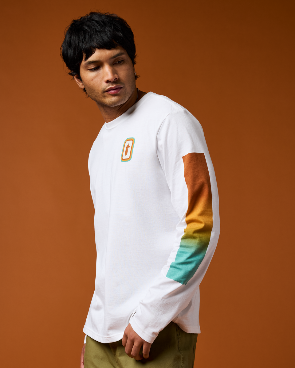 Radiant Llama Long Sleeve T Shirt   Men's