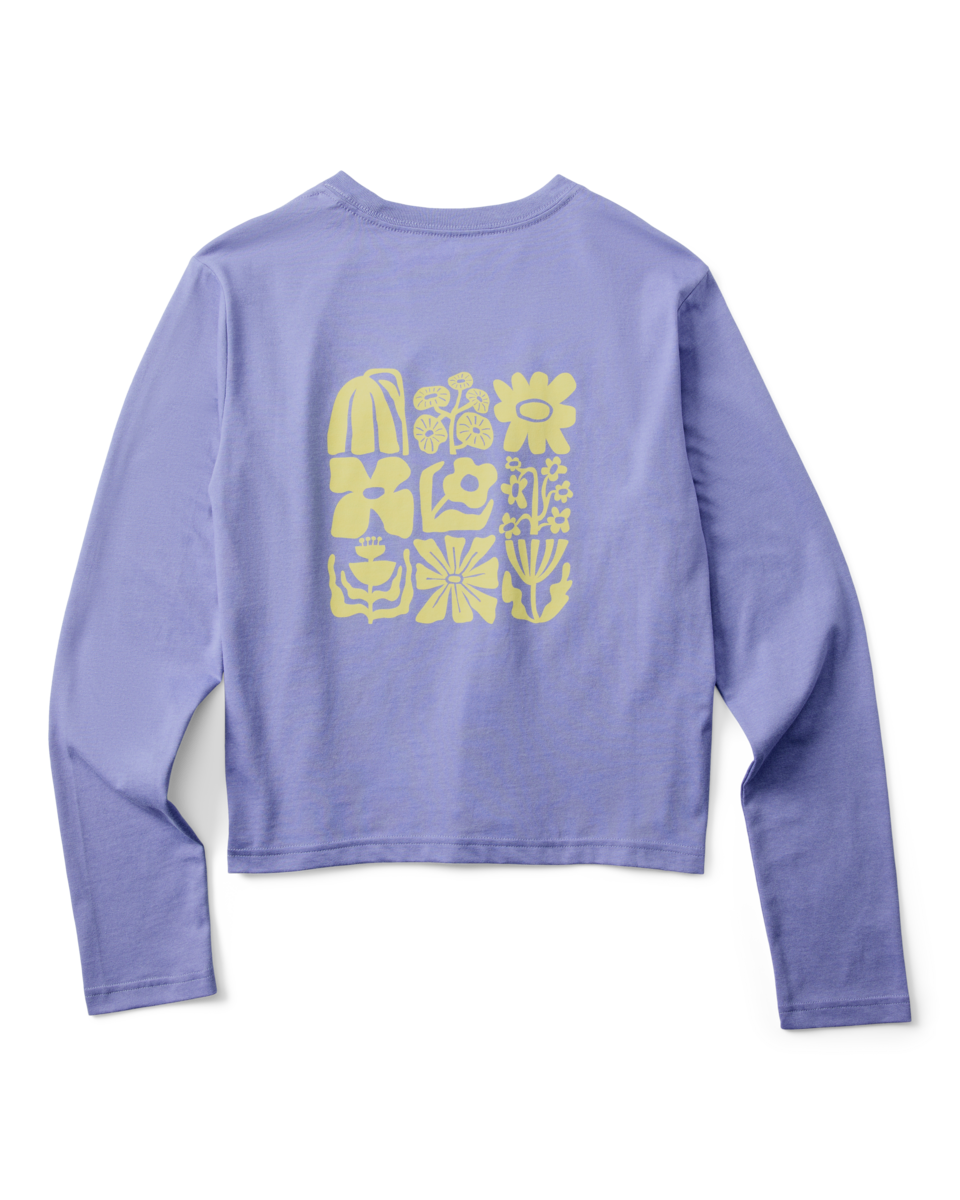 Flower Patch Long Sleeve T Shirt Women's - Image 6