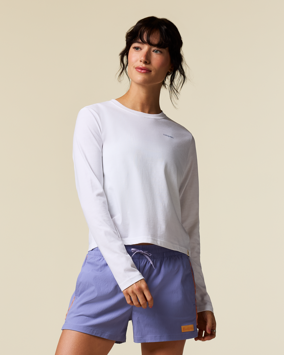 Flower Patch Long Sleeve T Shirt Women's - Image 8